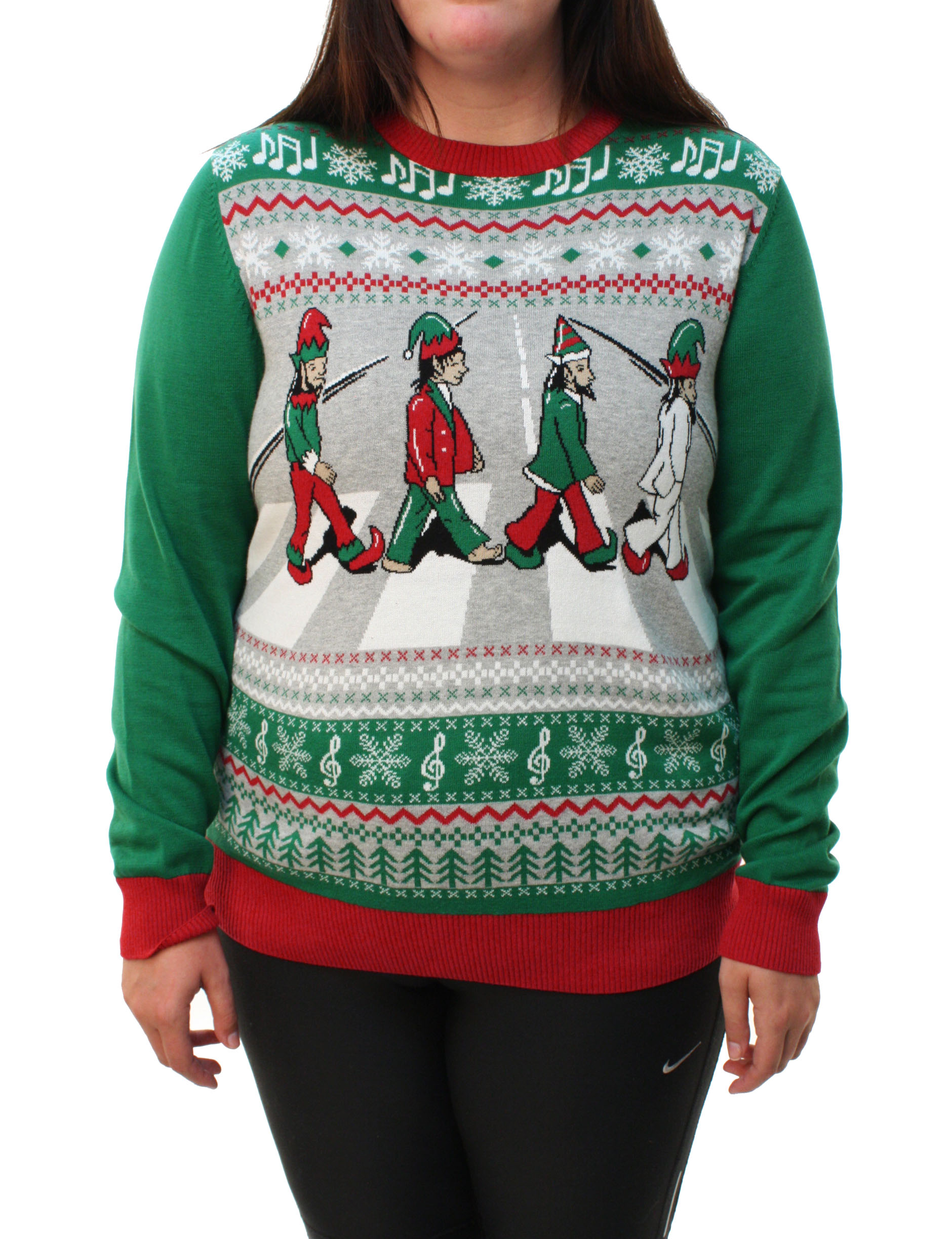 Walmart plus size ugly christmas sweaters for women
