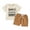 Brown, variant on Bagilaanoe 2pcs Toddler Baby Boy Shorts Set Short Sleeve Letter Print T Shirt Tops + Shorts 6M 12M 18M 24M 3T Kids Casual Summer Clothes