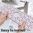 thumbnail image 6 of Sikiie Sailing Marine Travel Splash Guard for Sink Faucet-1 PC Super Absorbent Fast Drying Mat Sink Gadgets-Splash Guard for Kitchen, Sink Mat, 6 of 7