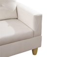 thumbnail image 6 of Star Home Living Corp Chris Microfiber Fabric Left Facing Sectional White Color, 6 of 11