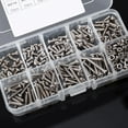thumbnail image 2 of Kritne Bolts, Screws, 340pcs M3 Stainless Steel Screws and Nuts Assortment Kit Set Pan Head, 2 of 8