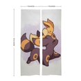 thumbnail image 2 of Eevee Door Curtain Cartoon Anime Blackout Curtains 86x143cm, 2 of 6