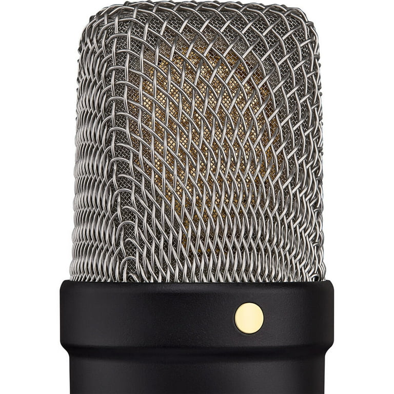RODE NT1 5th Gen Cardioid Condenser Microphone (Black), XLR/USB