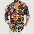thumbnail image 4 of PMUYBHF T-Shirt Imprimé 3D Numérique pour Hommes Manches Courtes Col Rabattu 3245 m, 4 of 5