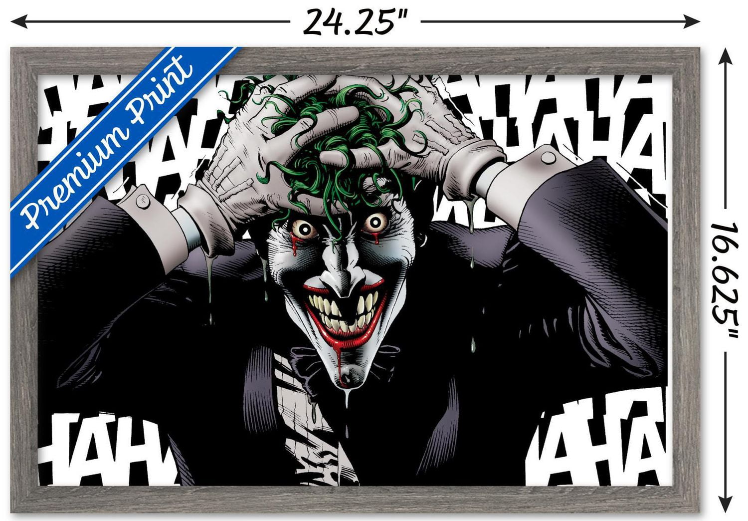 DC Comics - The Joker - Crazy Wall Poster, 22.375