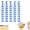 Blue, variant on Numbered Pencil Toppers,20/30/50 Pack Reusable Classroom Pencil Labels for Supply Stations and School Organization