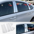 thumbnail image 4 of Pillar Post Trim, Chrome 6pcs Easy To Install Pillar Post Side Door Window Cover High Strength PC  for  2005-2010, 4 of 7