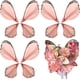 thumbnail image 1 of 20 piezas de papel de regalo para ramos de mariposas, papel de regalo de flores rosas, envolturas florales con forma de ala, suministros de floristería, 1 of 9
