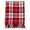 Red, variant on Fennco Styles Country Plaid Tassel 100% Cotton Throw 50 x 60 Inch - Red White Blanket