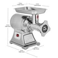 thumbnail image 5 of GorillaRock Meat Grinder Commercial | Electric Minced Meat Maker | Stainless Steel Meat Chopper | 150 kg (330 lbs) p/h | 110V, 5 of 13