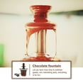 thumbnail image 3 of KAKOWELY Machine à Chocolat Professionnelle Usage Quotidien Machine à Fontaine à Chocolat Machine à Cascade de Chocolat, 8.66"X5.71"X5.71 Pouces, 3 of 4