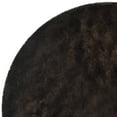 thumbnail image 3 of SAFAVIEH Paris Darwin Plush Polyester Shag Area Rug, Chocolate, 5' x 5' Round, 3 of 6