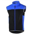 thumbnail image 1 of BKER Men's Cycling Running Jacket Bike Windbreaker Vest Reflective Lightweight Windproof Coat, 1 of 4