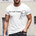 thumbnail image 1 of BUWTTER Tshirts Shirts for Men Graphic Print Short Sleeve Comfortable Crewneck Tee Casual Outdoor Activities Men's Shirts White L, 1 of 3