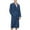 Navy, variant on Robes for Men,Viikei Mens Robes,Warm Soft Plush Mens Robe with Hood,Plus Size Plus Thick Robe for Men with Side Pocket and Belt,Bathrobes for Men Gifts