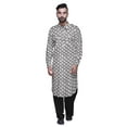 thumbnail image 2 of Atasi Punjabi Kurta Pajama For Men Casual Printed Mens Kurta Pajama Set, 2 of 5