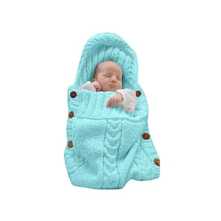 

G.D-A Newborn Solid Color Pajamas Blanket Wrap Baby Cute Pajamas