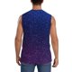 thumbnail image 4 of Balery Neon Glitter Camisetas sin mangas para hombre, absorbe la humedad y protege contra el mal olor.-Medium, 4 of 7