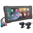 thumbnail image 1 of 6.86 Inch Portable Motorcycle DVR Wireless Carplay Android Auto Touchscreen Waterproof Monitor GPS N, 1 of 5
