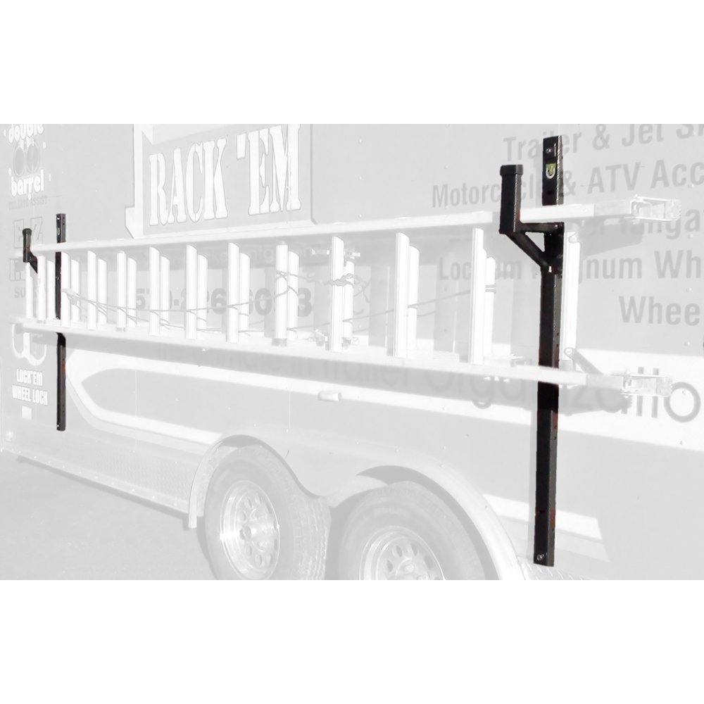 Enclosed Trailer Exterior Side Wall Ladder Rack by Pack'em Walmart