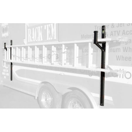 Enclosed Trailer Exterior Side Wall Ladder Rack by