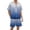 Bleu Clair, variante sur GPOECD Pyjama pour Homme Grande Taille Dégradé Multicolore Imprimé en Satin de Soie à Manches Courtes Boutonné Ensemble de Détente pour Homme Gris,P