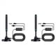 thumbnail image 1 of 2X Antena de TV Digital de Alta Definición de Columna Amplificador Universal para Interiores y Exteriores con Interruptor Antena de TV UHF Ajustable, 1 of 5