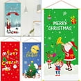 Christmas Snowman Party Mall Hanging Pennants Festive Stained Glass