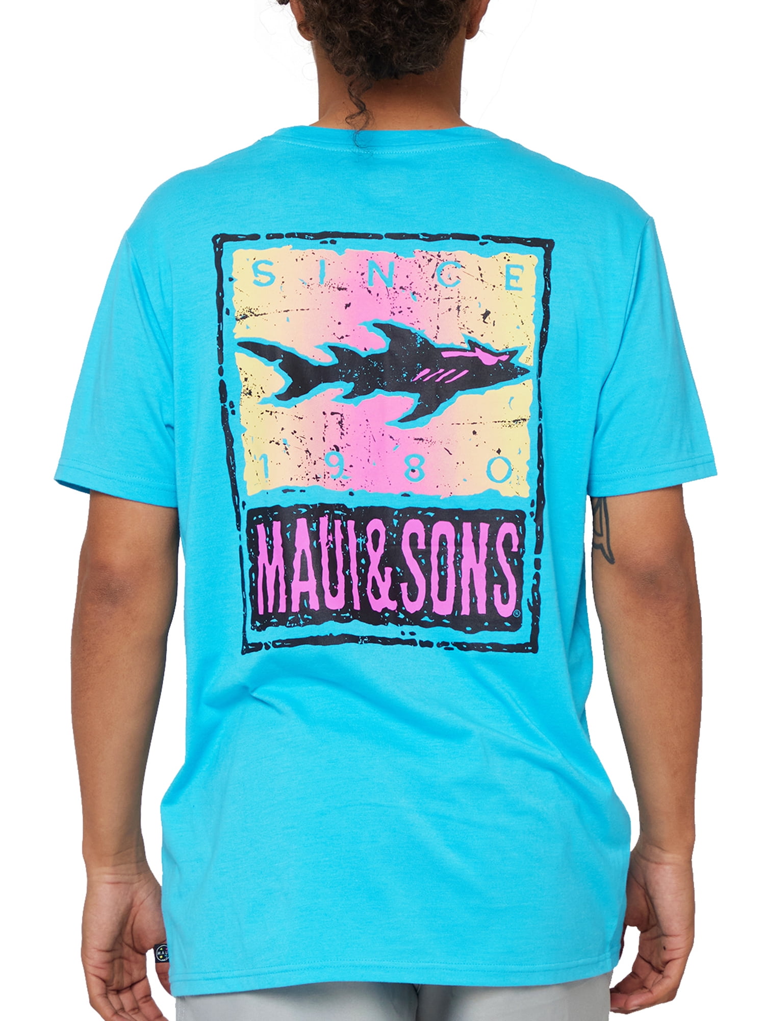 Maui & Sons Men's & Big Men's Graphic Tee Shirt, Sizes S-3XL