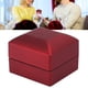 thumbnail image 5 of Caja de anillo de compromiso, caja de anillo, anillo cuadrado, joyería, pendiente, caja de monedas con luz LED para compromiso de boda, boda R EOTVIA NO, 5 of 8