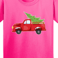 thumbnail image 4 of Inktastic Christmas Vintage Truck with Christmas Tree Youth T-Shirt, 4 of 5