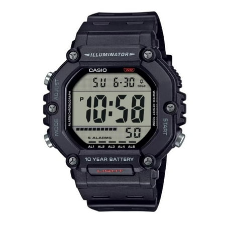 Casio Men's Black Large Case Digital Sport Watch - AE1600H-1AV