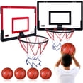 thumbnail image 1 of Mini canasta de baloncesto Sosation, 2 unidades con 4 pelotas, bomba para niños, 1 of 7
