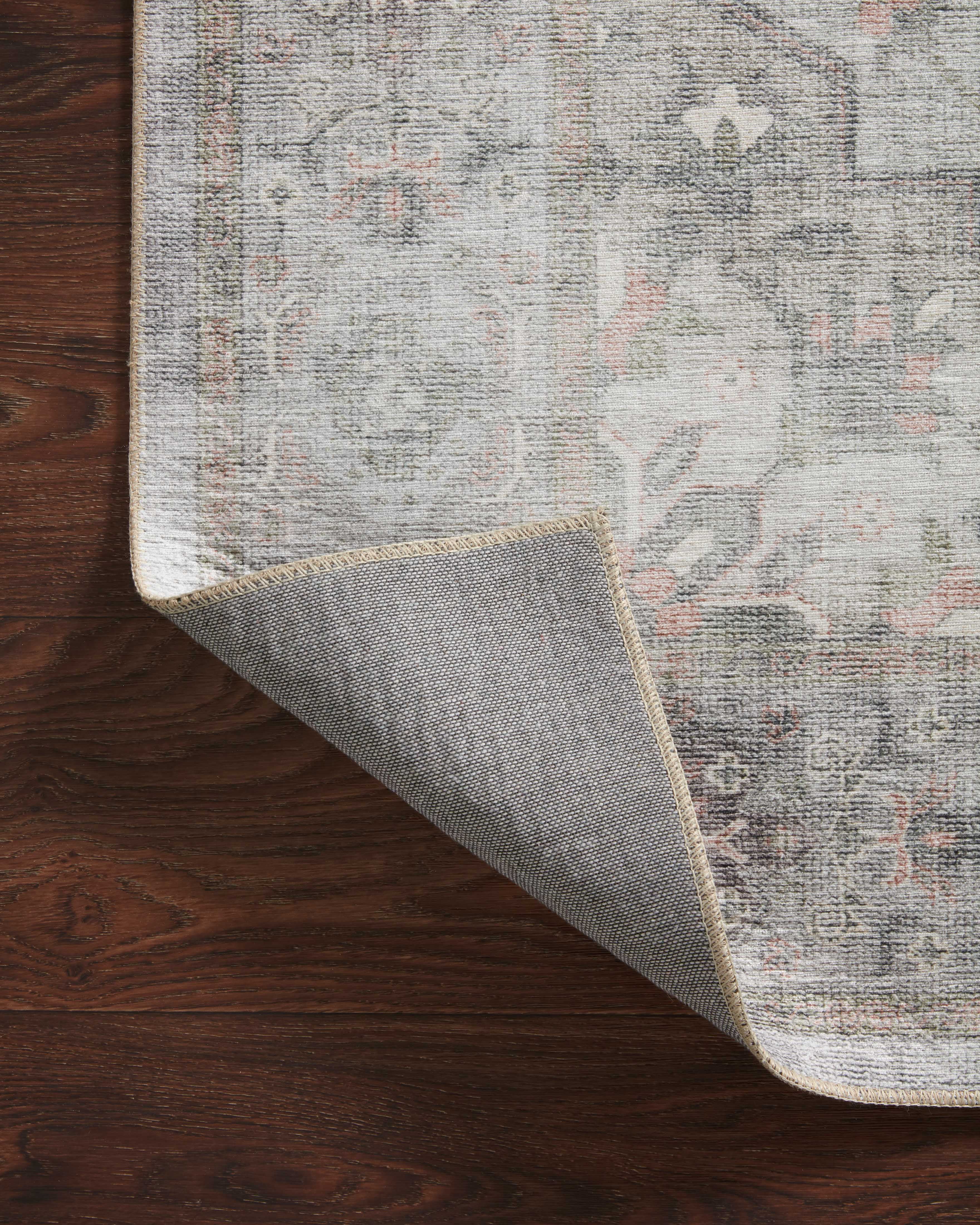 Loloi Heidi Collection HEI-02 Dove / Blush, Oriental Area Rug 8'-6" x 11'-6"