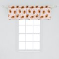 thumbnail image 2 of Ambesonne Pink and Grey Window Valance, Papaya Fruit Artwork, 54" X 18", Pearl Burnt Sienna, 2 of 3