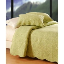 Colonial Williamsburg Windsor Celery Twin Quilt Decor