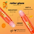 thumbnail image 4 of Lottie London Roller Glaze O.J, Rollerball pH Color Changing Lip Oil in Orange, 0.23 fl oz, 4 of 16