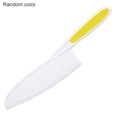 thumbnail image 1 of Fruits Slicer Plastic Kids Vegetable Cakes Cutlery Bread Lettuce Slicer Set Kindergarten Safe Salad Cooking Tableware, Random Color, S, 1Pc, 1 of 7