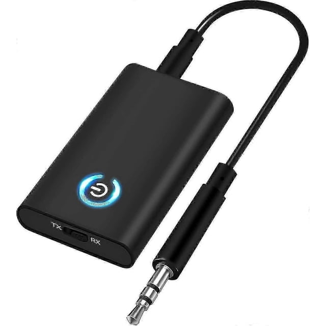 Bluetooth Transmitter Receiver, 2 In 1 Bluetooth Audio Adapter Mini Portable 3.5mm Jack, Dual Link Transmitter Compatible With Bluetooth Audio Devices