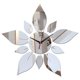 thumbnail image 1 of Acrylic Single Face Wall Quartz Clock - Stylish Silver Home Decor Wall Watch for Modern Interiors, 1 of 5