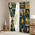 thumbnail image 3 of Homewish Woodland Animal Bear Blackout Curtains Set of 2 (52x84 Each),Rustic Deer Skull Window Curtains,Happy Camping Curtains and Drapes For Kids,Microfiber Bedroom Decor, 3 of 6