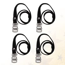 4pcs Feet Strap Pedal Straps Toe Clips Straps Tape for Fixed Gear Bike