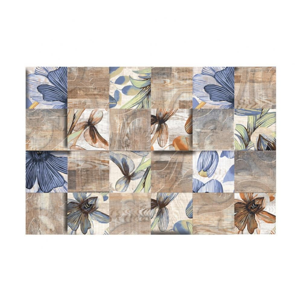 5.9"x5.9"24pcs Multicolor Heat Resistant Peel and Stick Tile Splashback,Premium Backsplash Peel and Stick Tile for Kitchen Bathroom Stick Subway Tiles