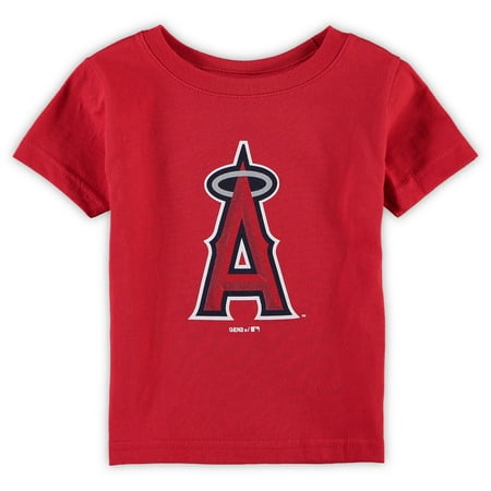 UPC: 0194093634355 | Infant Red Los Angeles Angels Primary Team Logo T-Shirt