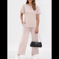 thumbnail image 3 of Conjunto Deportivo de Dos Piezas para Mujer, Informal, de Corta y Pantalón . Albaricoque XXL, 3 of 5
