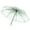 Green-GN-home supplies, variant on Home Transparent Clear 3-Fold Umbrella with Colorful Print Windproof Rain Sun Protection PVC Metal 93cm 1pc St Patricks Day Accessories