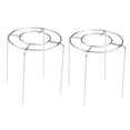 thumbnail image 4 of HINTRMENT 2Pack Fryer Baking Rack 12.7x5.5in Silver Round Stainless Steel for Housewife Use, 4 of 7