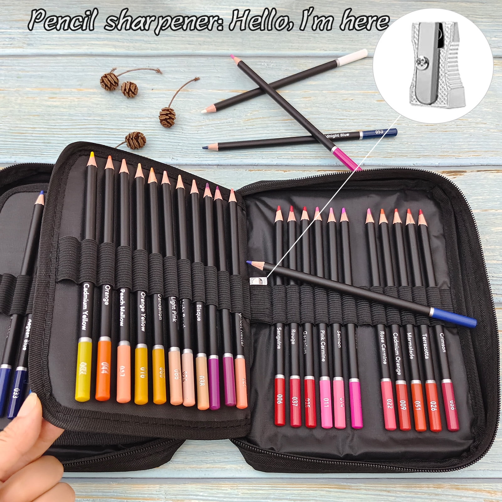  尼奥尼 NYONI Professional Colored Pencils, Colored Pencils for  Adult Coloring Set of 120 Colors, Drawing Pencils for Beginners & Pro  Artists, Protected and Organized in Presentation Tin Box : Arts