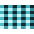 thumbnail image 1 of Ahgly Company Indoor Rectangle Checkered Light Blue Modern Area Rugs, 5' x 7', 1 of 4