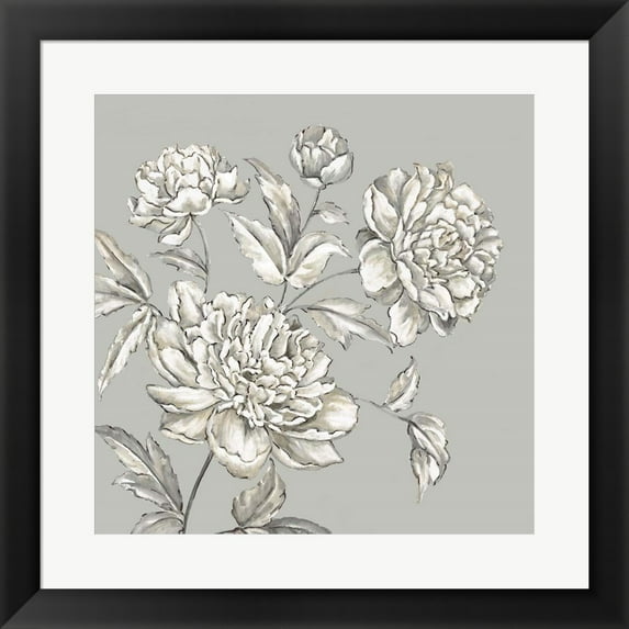 Botanical I by Eva Watts, Framed Wall Art, 19.5W x 19.5H